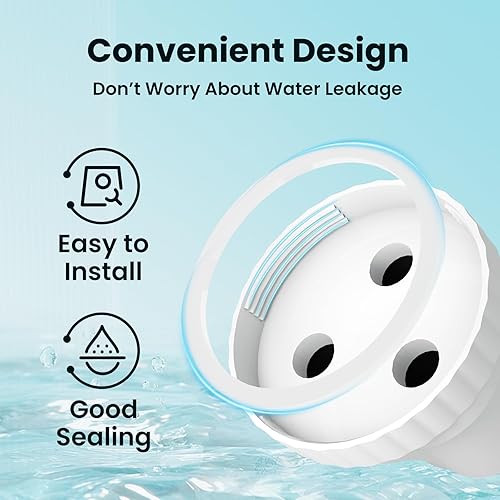 Miniatura 6 de ICEPURE Filtro de repuesto para jarras de agua, compatible con jarra de agua pura Epic, elimina el 99% de cloro, PFOAPFOS, plomo y metales pesados.