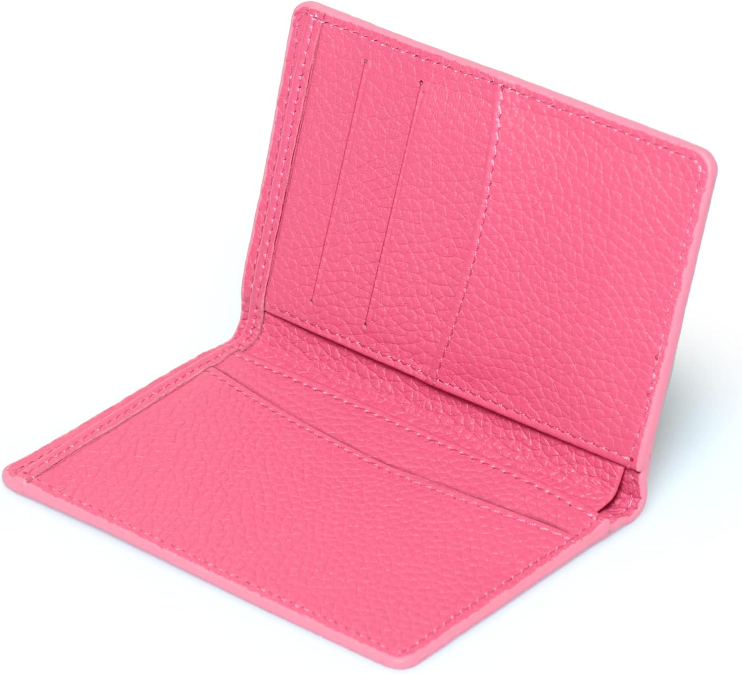 Otto Angelino Bifold Leather Wallet - Passport Style - ID, Bank Cards and Cash, RFID BLOCKING - Unisex - Image 3