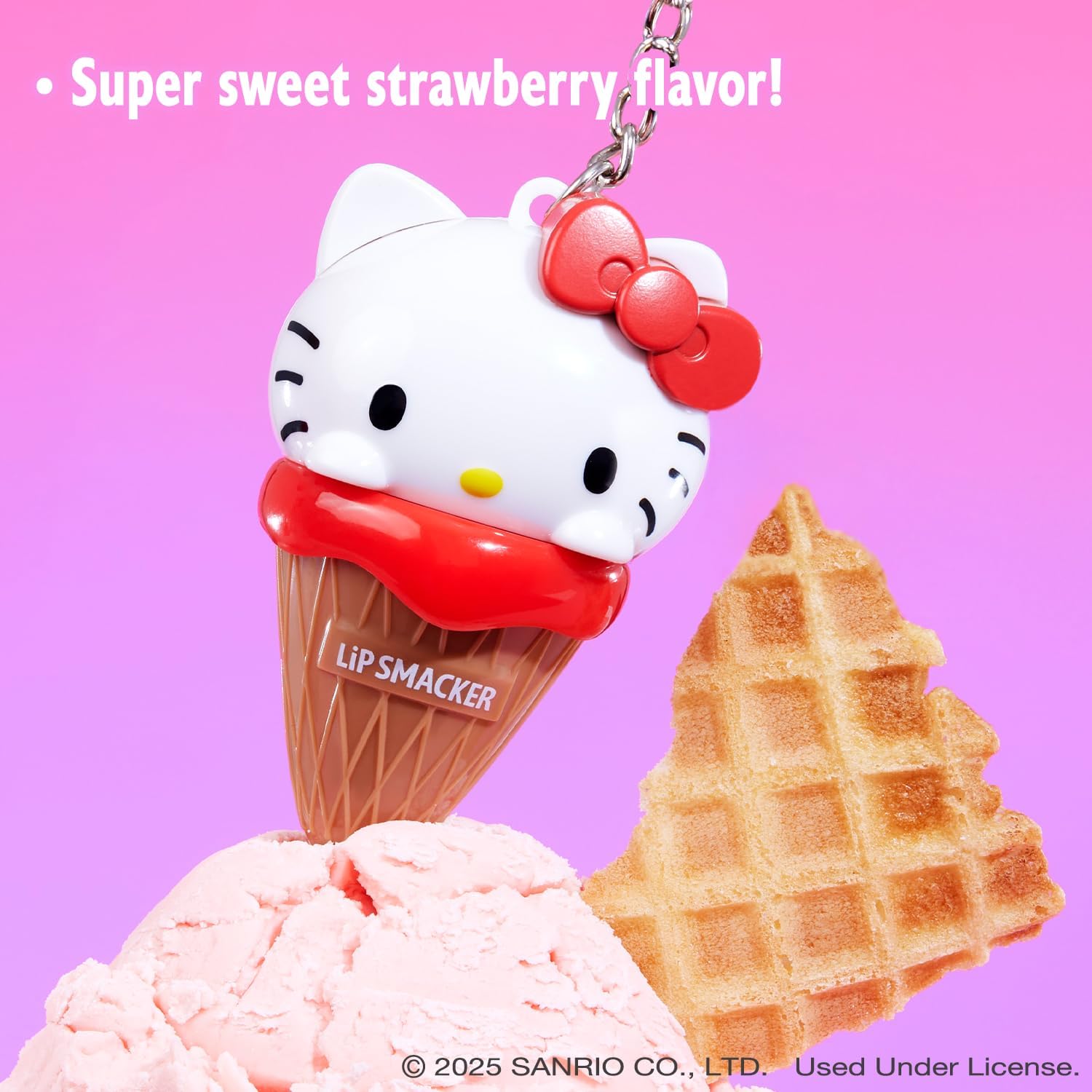 Amazon.com: Lip Smacker Hello Kitty Lip Balm | Ice Cream Flavored