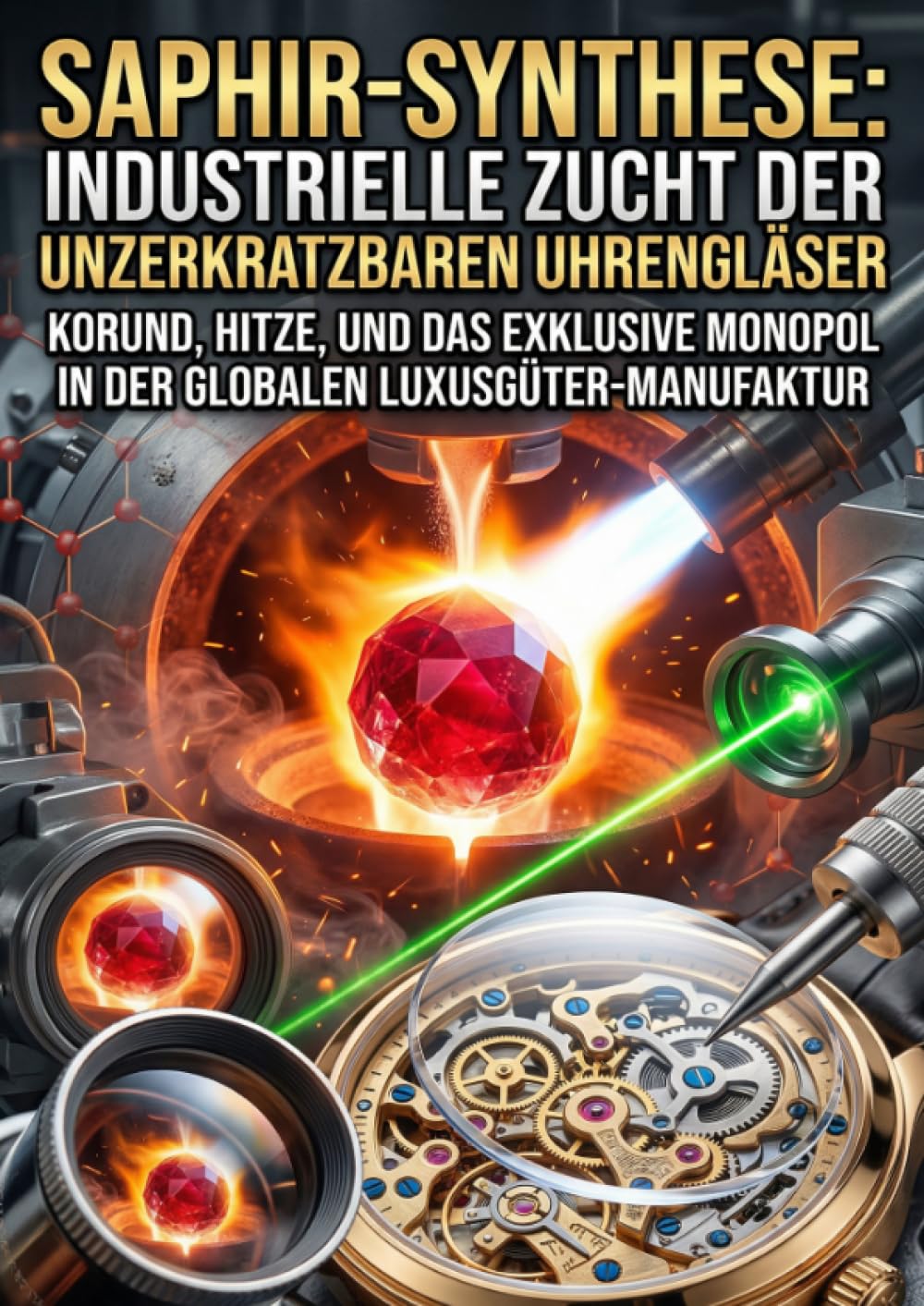 Saphir-Synthese: Industrielle Zucht der unzerkratzbaren Uhrengläser: Korund, Hitze, und das exklusive Monopol in der globalen Luxusgüter-Manufaktur