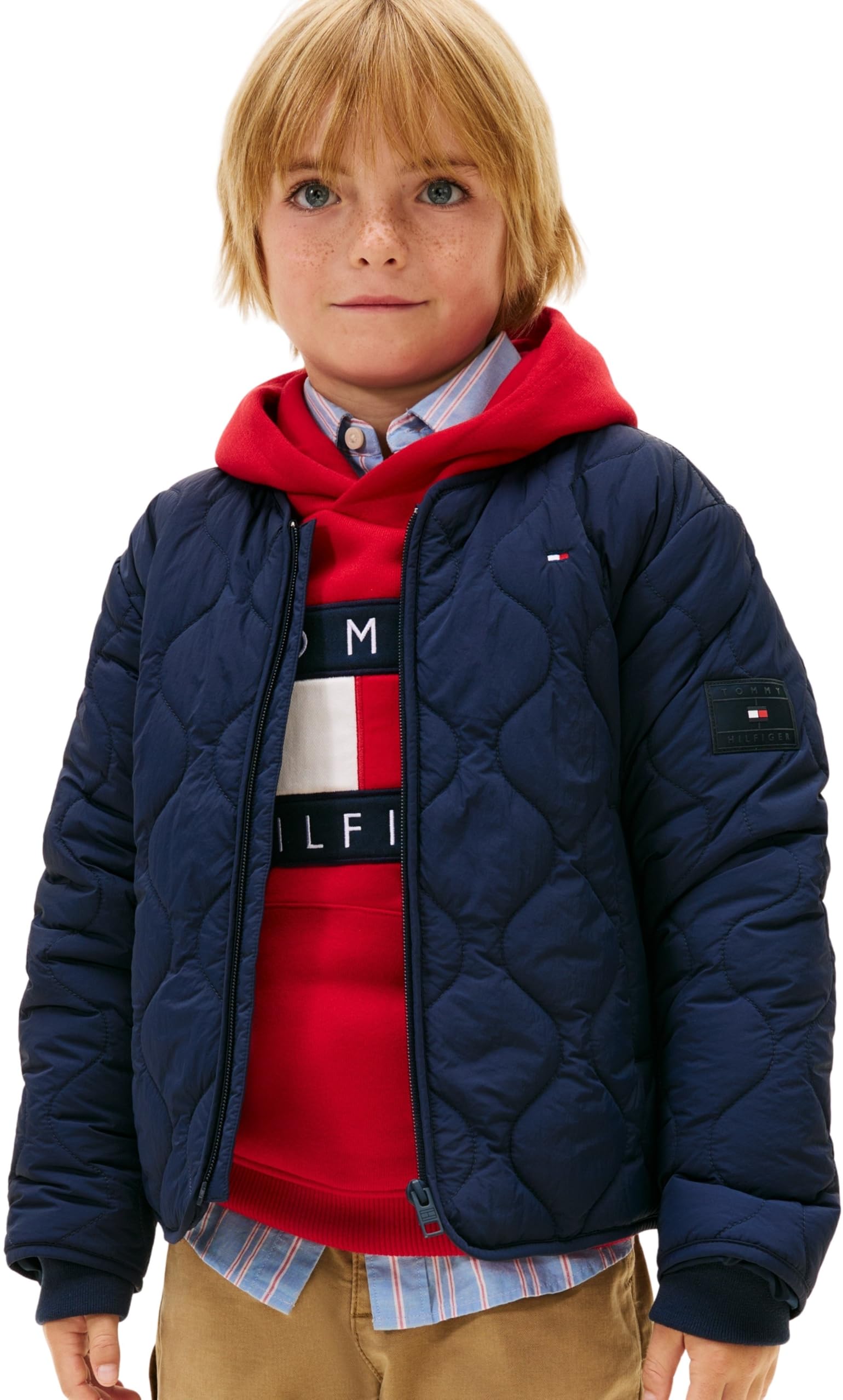 Tommy Hilfiger Quilted Lightweight Jacket Ks0ks00731 Altre Giacche Unisex - Adulto