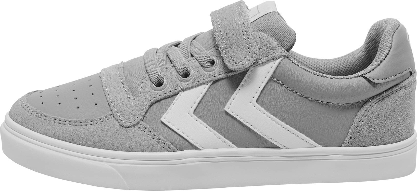 Hummel 204495 Unisex Kids’ Low-Top Sneakers, Grey (Alloy 1100), 8.5 UK