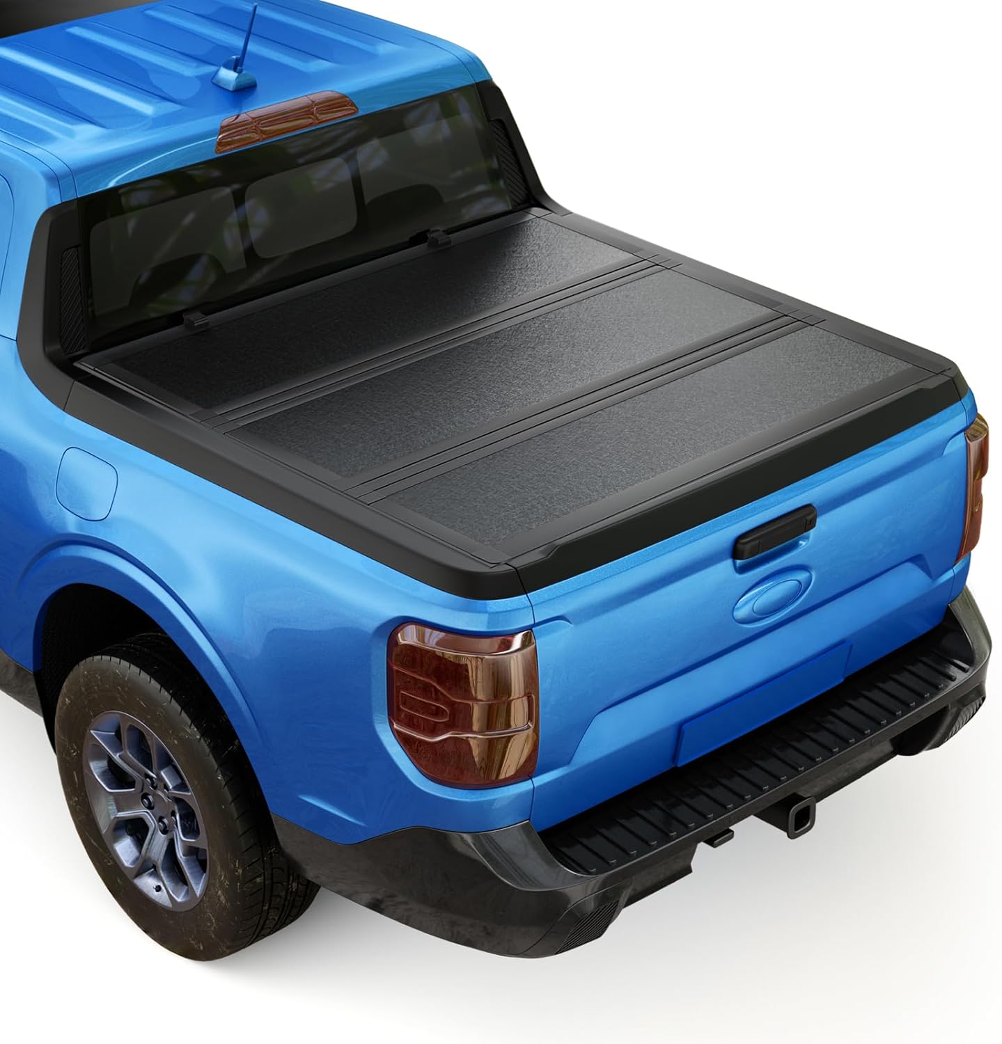 Low-Profile Hard Tri-Fold Truck Bed Tonneau Cover Compatible with 2022-2026 Ford Maverick 4' 6" Bed (54.4")