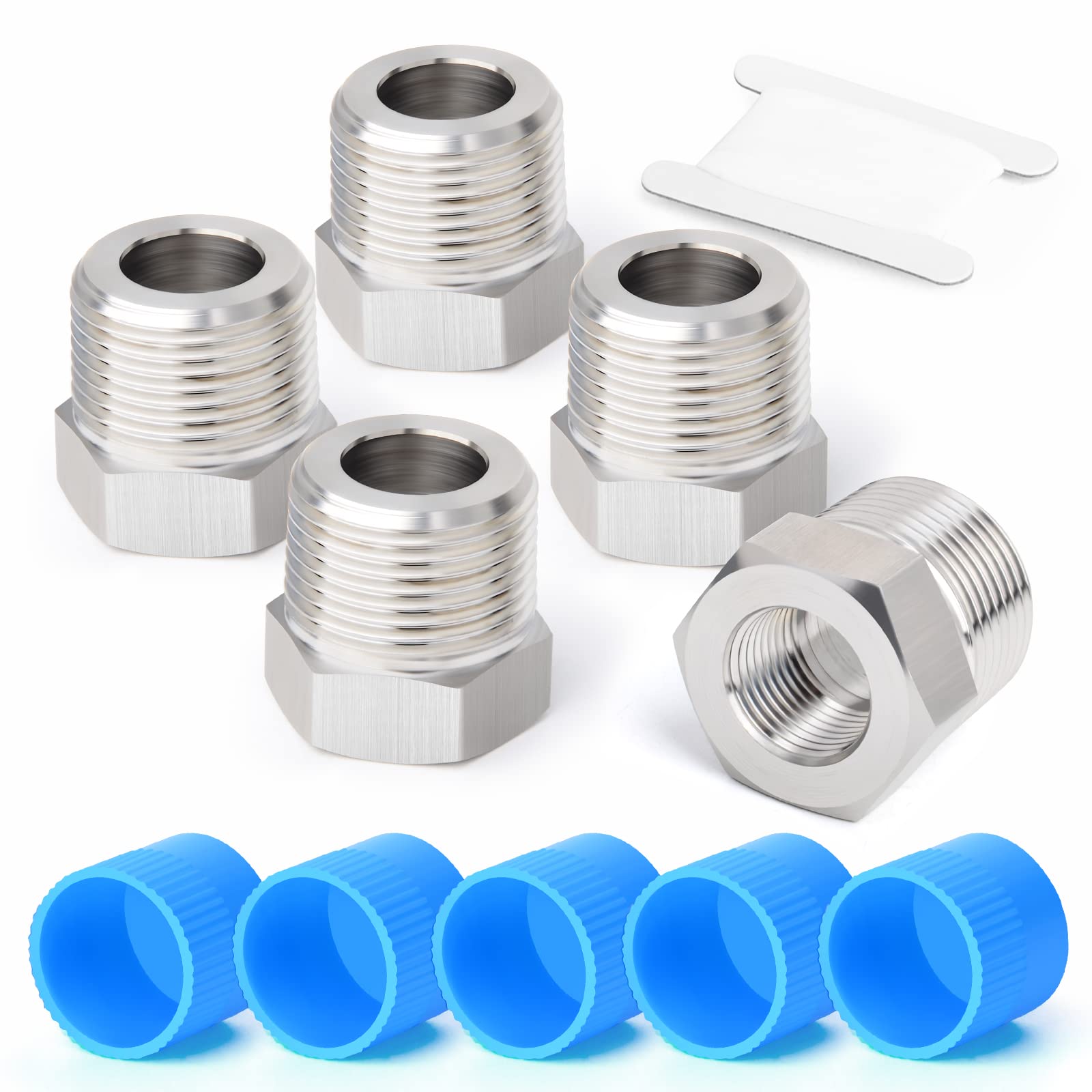 Raccord Réducteur Femelle 1" X 3/4" BSP – Acier Inoxydable 304 – Pour Tuyauterie Eau/air