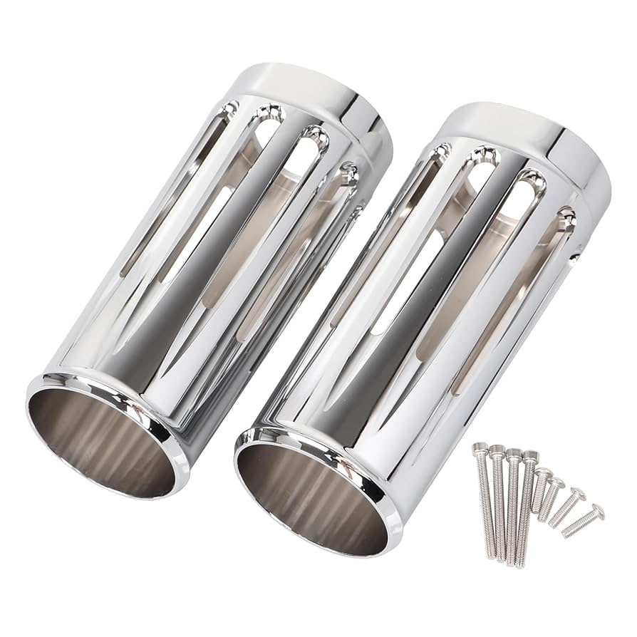 Amazon.com: SHMTOOL 2 inch Extended Chrome Fork Cans Boots
