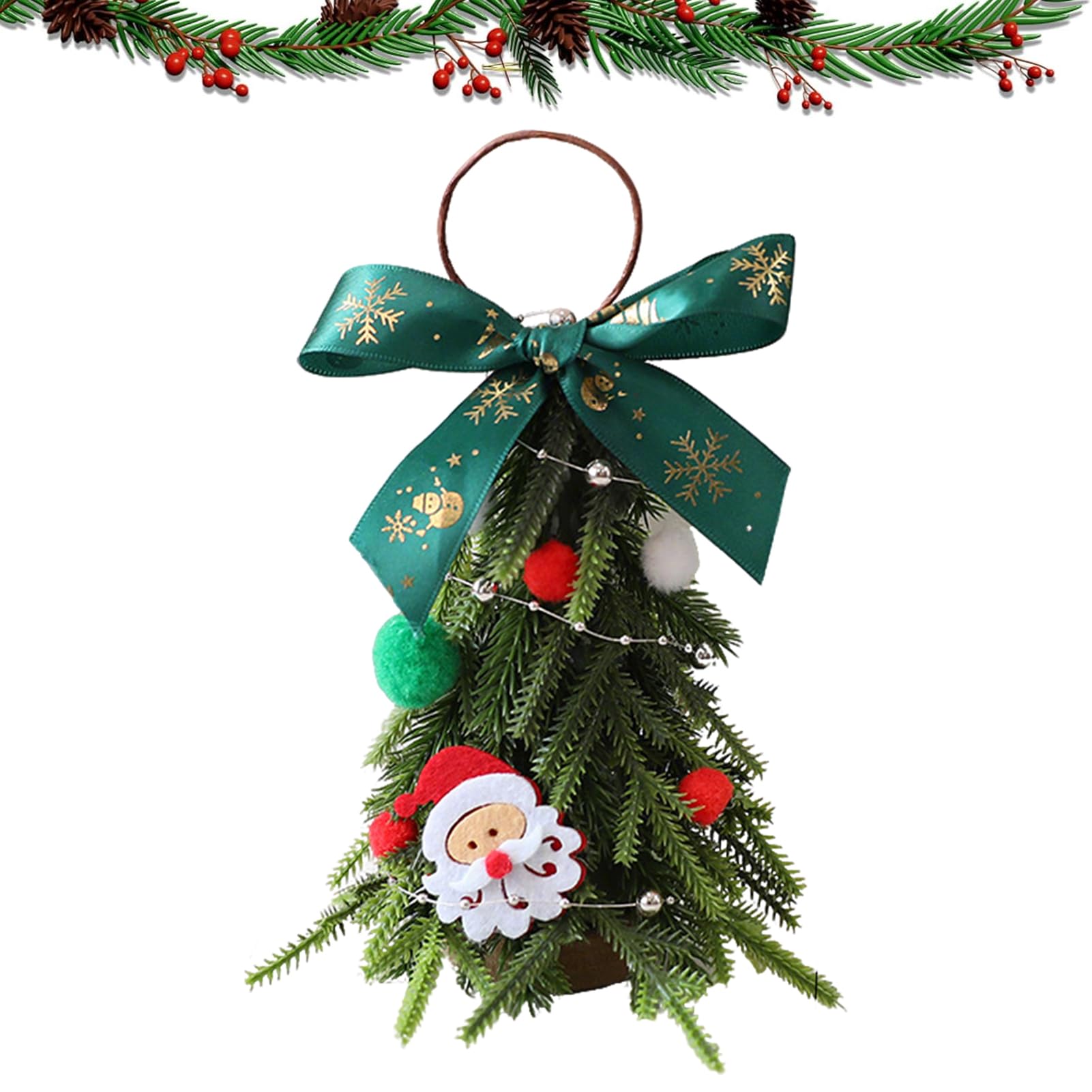 Figurines de Noël et décoration de sapin pour table et salon