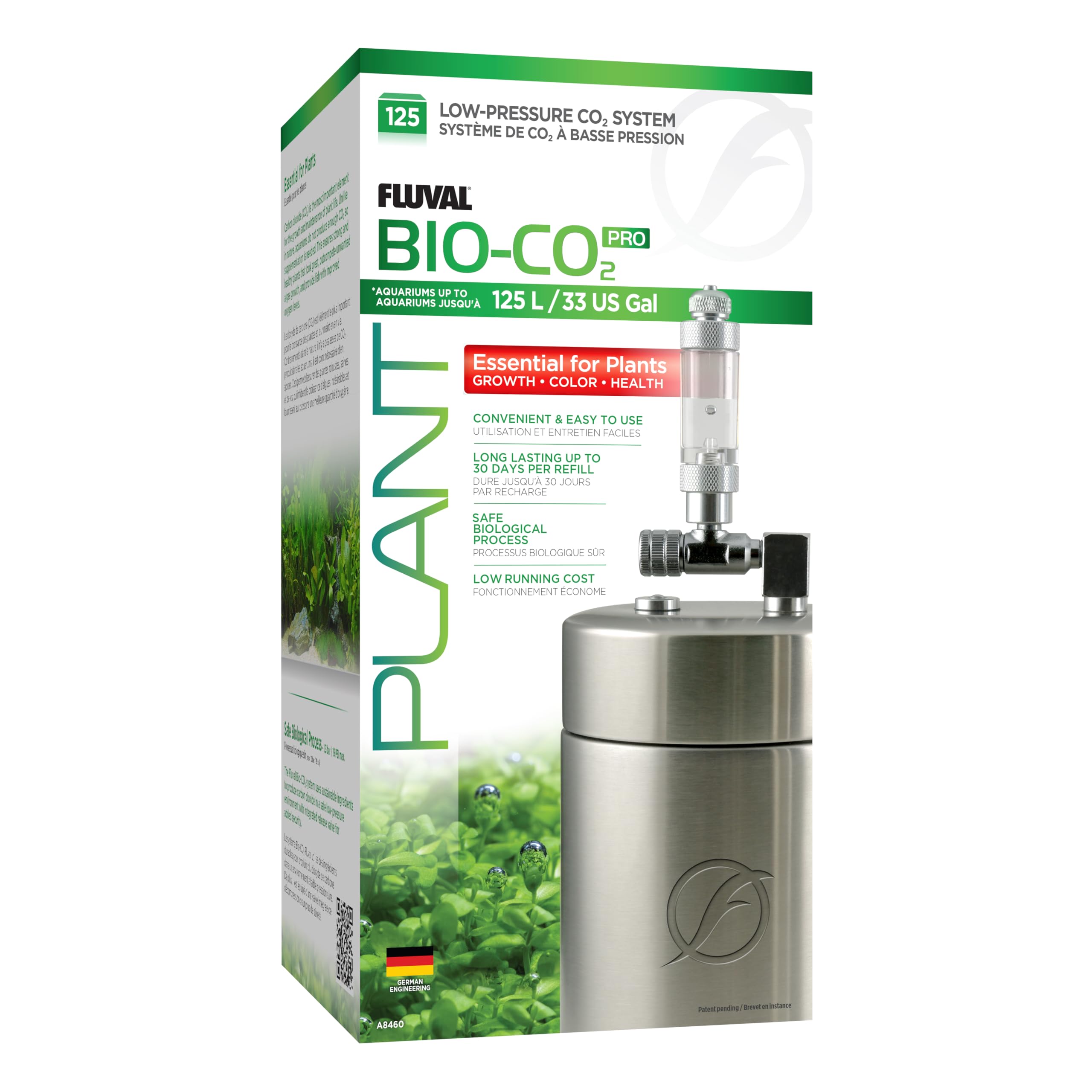 Fluval Bio-CO2 Pro Low-Pressure System, up to 33 US Gal / 125 L