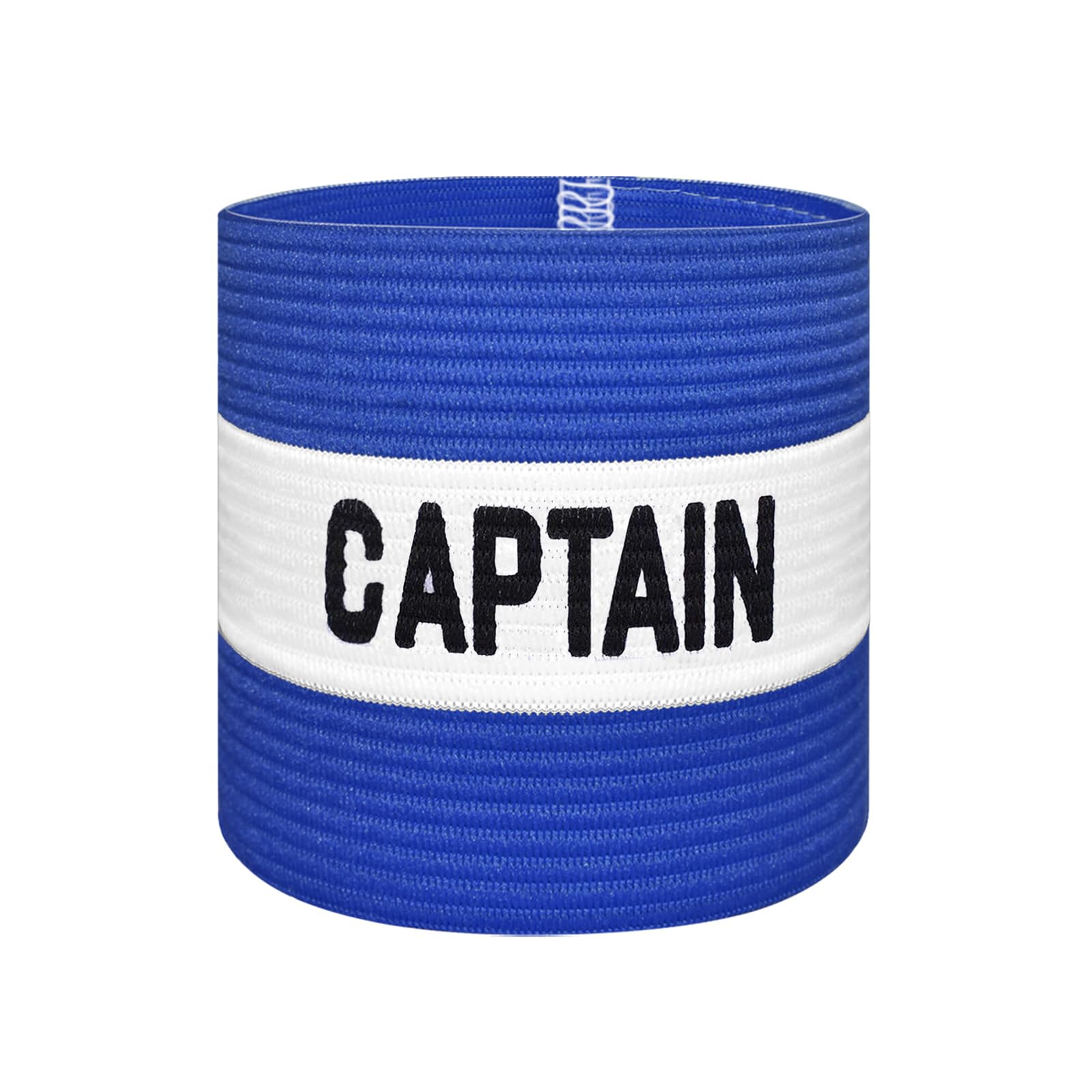 VerteLife Classic Captain's Armband for Football Training, Adult & Youths Elastic Sports Arm Band Captain Armbands (Junior, Blue) โ image 1