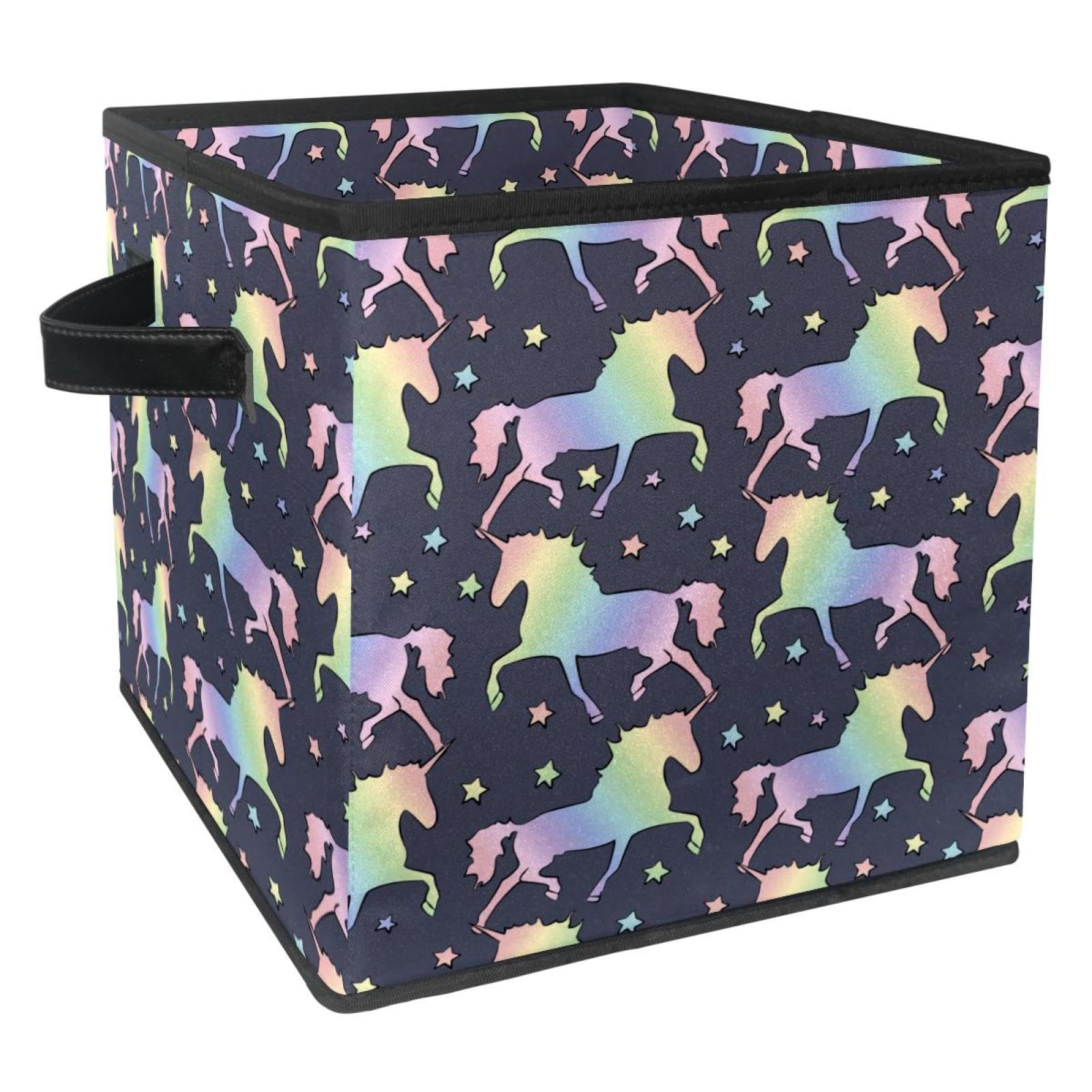 Boîte de rangement cube licorne pour embellir la chambre à coucher et la maison