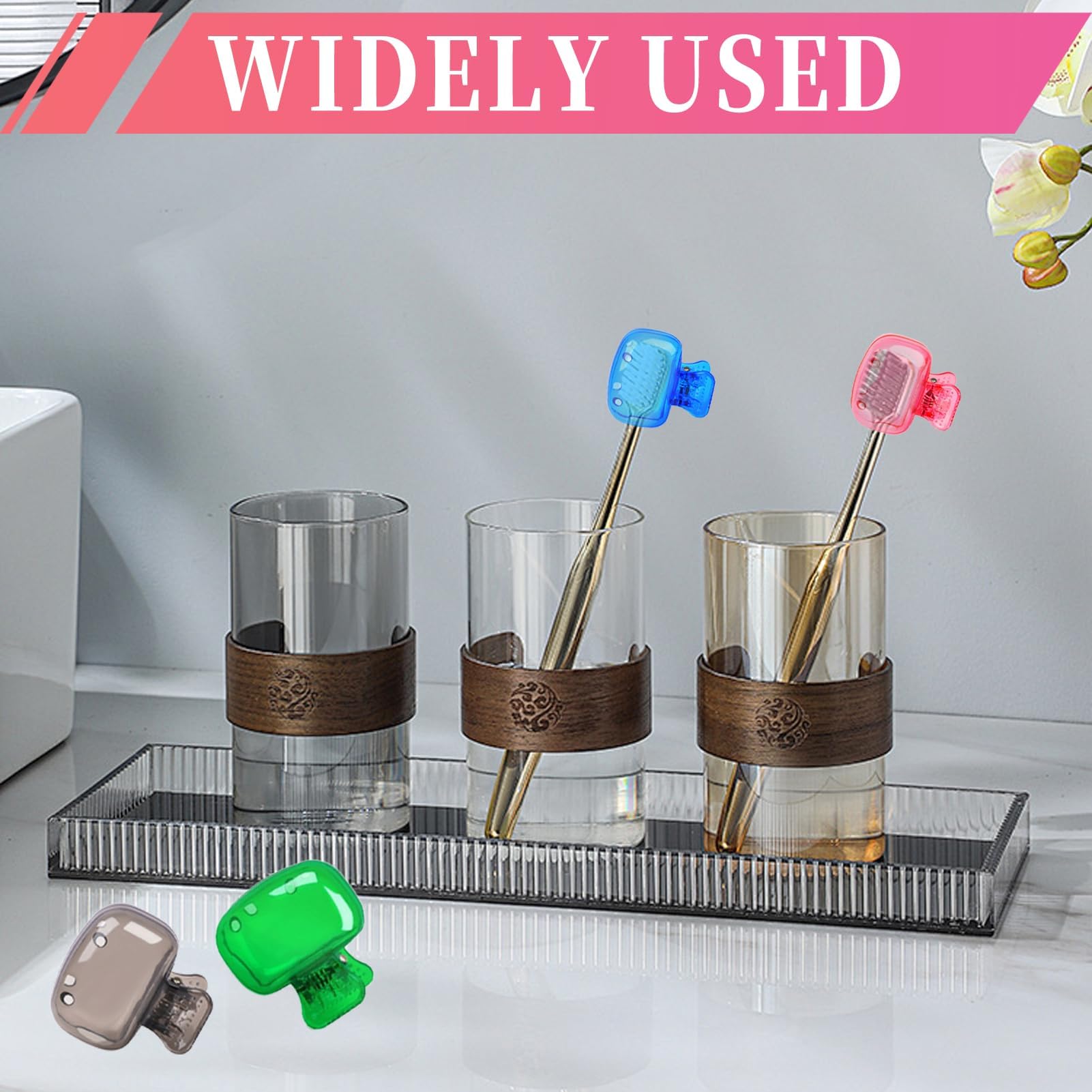 10 Adet Diş Fırçası Başlığı Kılıfı, Diş Fırçası Başlığı Koruyucu Kapağı Diş Fırçası Kılıfı Diş Fırçası Gizleyici Manuel ve Elektrikli Diş Fırçası Başlıklarıyla Uyumlu