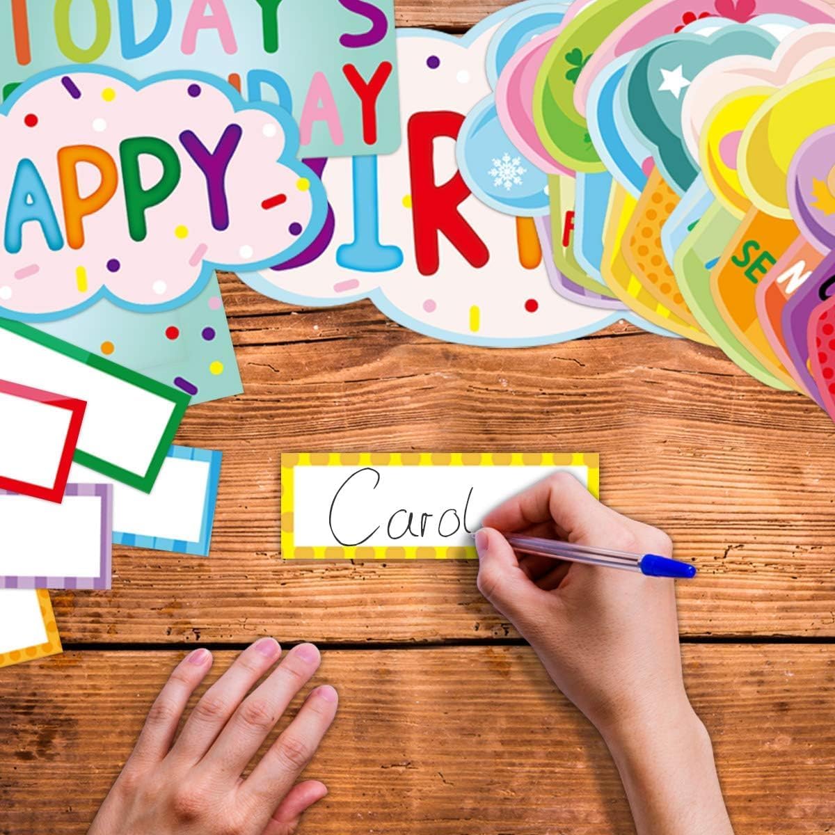 Fancy Land Happy Birthday Bulletin Board Set Cupcake Classroom Decor 78 Pcs image 4