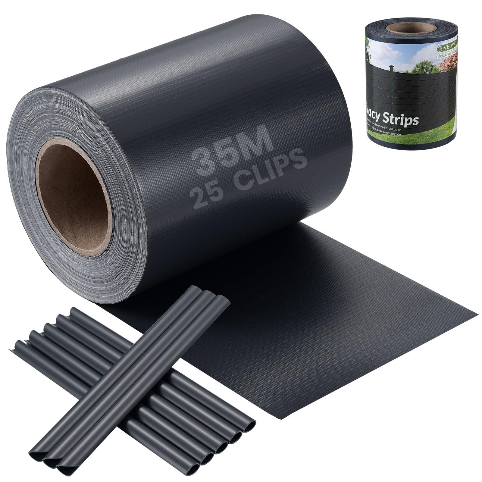 velway brise vue pvc balcon avec clips
