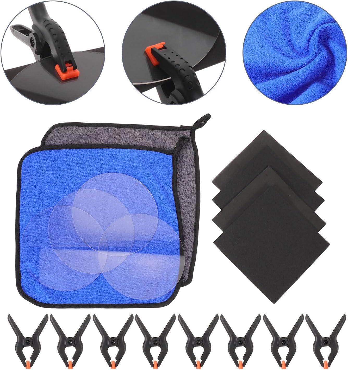 Baluue 18pcs Card Restoration Kit for Graded Collectible Cards