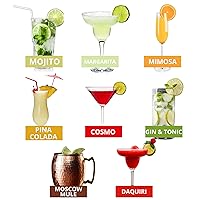 Vista 6 de Needzo Gomitas gourmet sin alcohol con sabor a cóctel, deliciosos dulces sin alcohol, divertidos juegos de regalo para despedidas de soltera