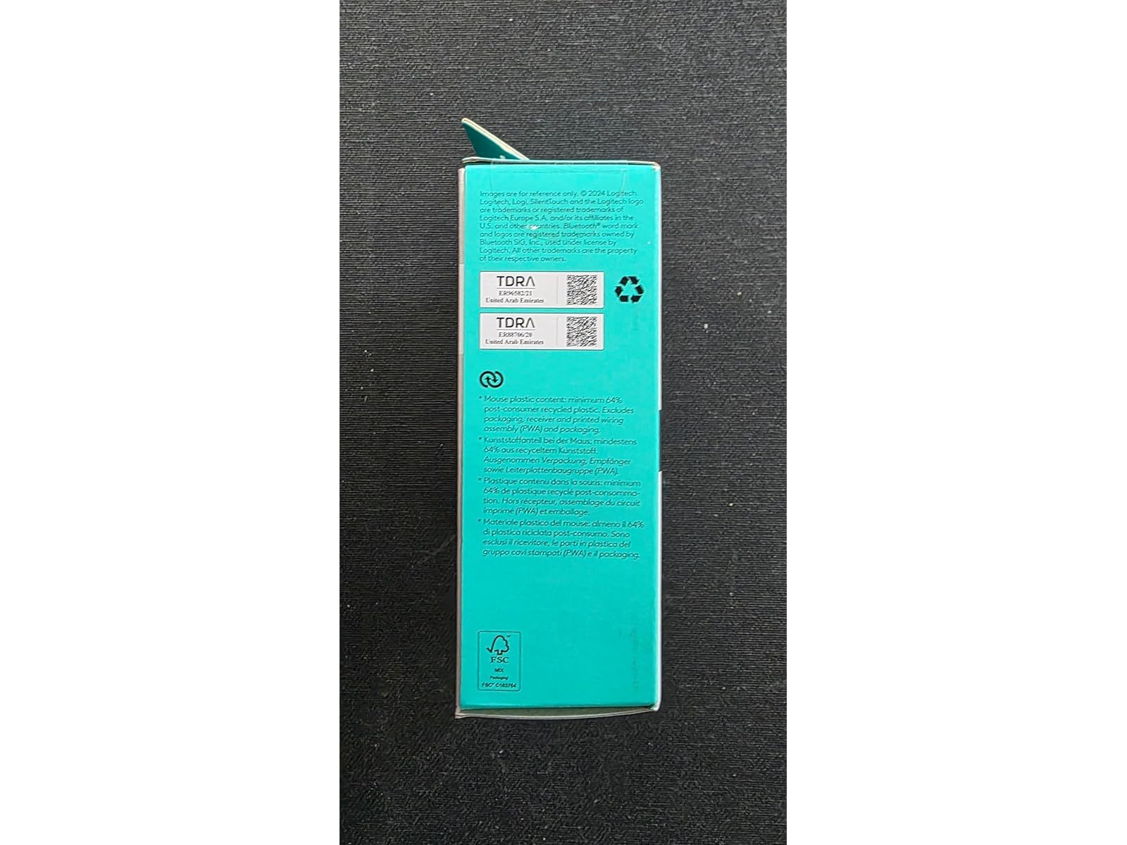 Logitech Signature M650 L - Ratón inalámbrico izquierdo para manos izquierdas de gran tamaño, batería de 2 años, clics silenciosos, botones laterales personalizables, Bluetooth, para