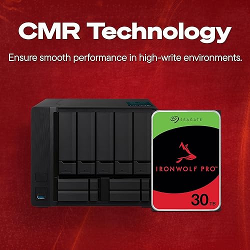 Miniatura 31 de Seagate IronWolf HDD NAS de 12 TB Unidad de disco duro interna CMR 3.5 pulgadas, SATA 6Gb/s 7200 RPM, caché de 256MB para almacenamiento en la red