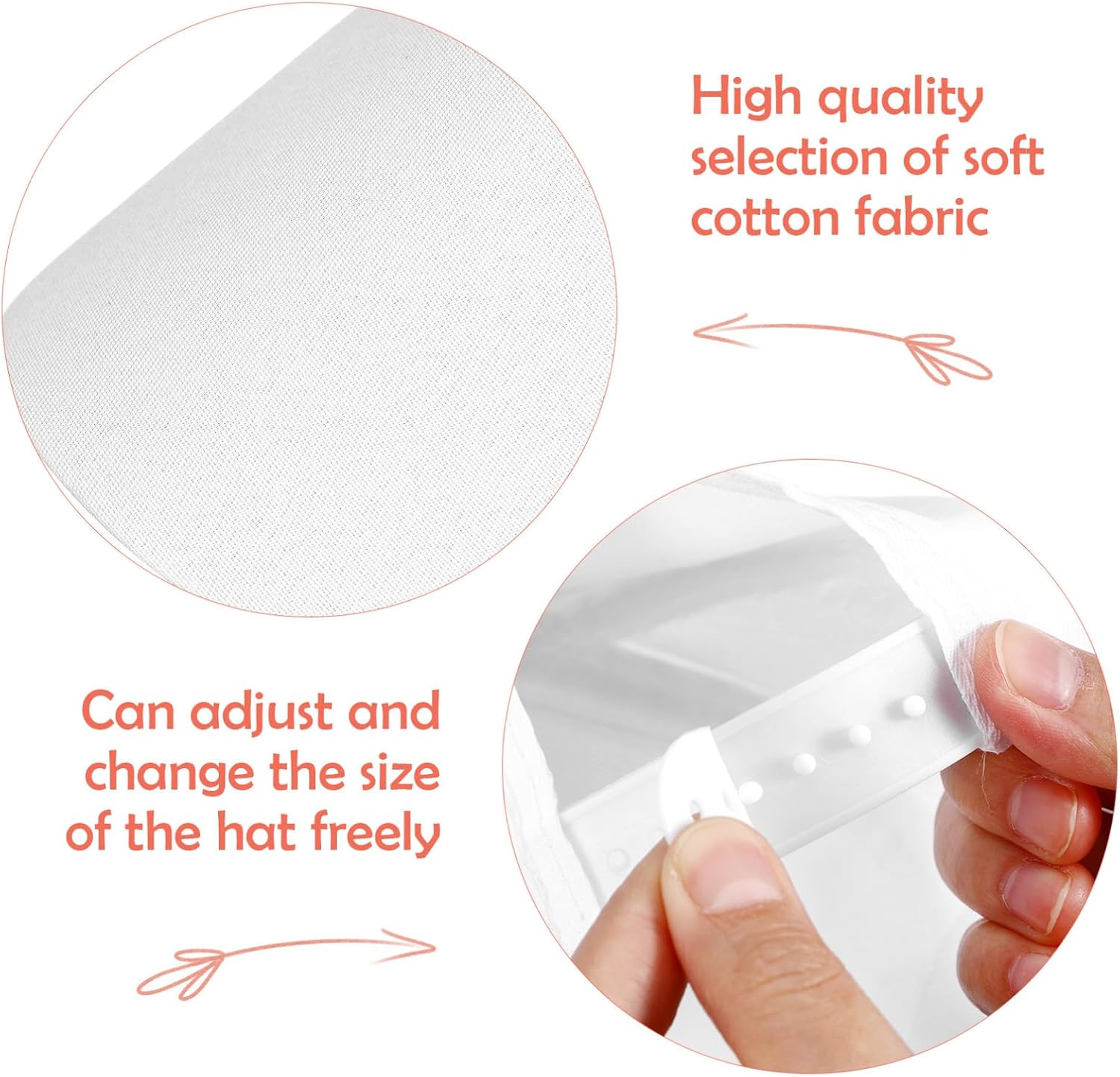 Boys and Girls Cotton Baseball Caps 10 Pack White Blank Painting Hats