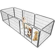 Ellie-Bo Heavy Duty 8-piece 120cm High Modular Dog Pen