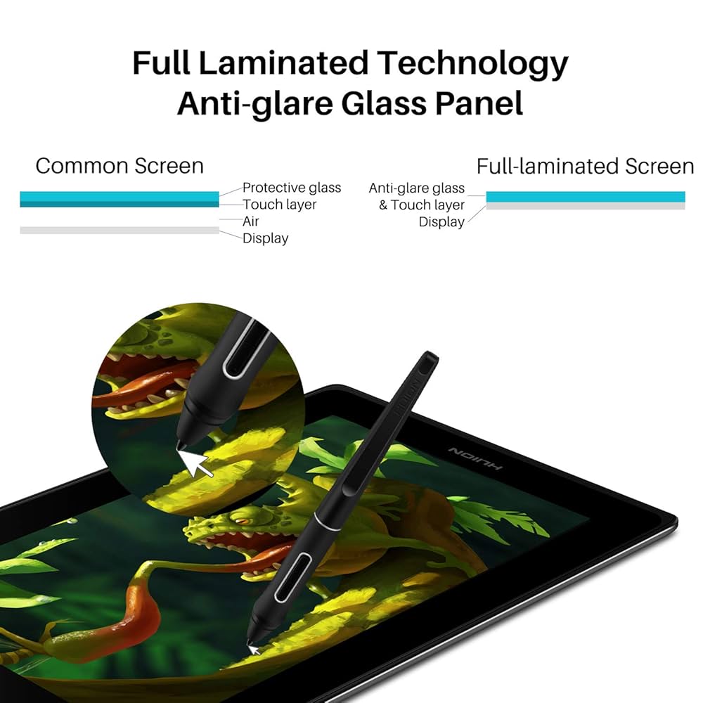 HUION GT-116 液晶ペンタブレット 12インチ Mesa digitalizadora Huion Kamvas Pro 12 GT-116 com Função de