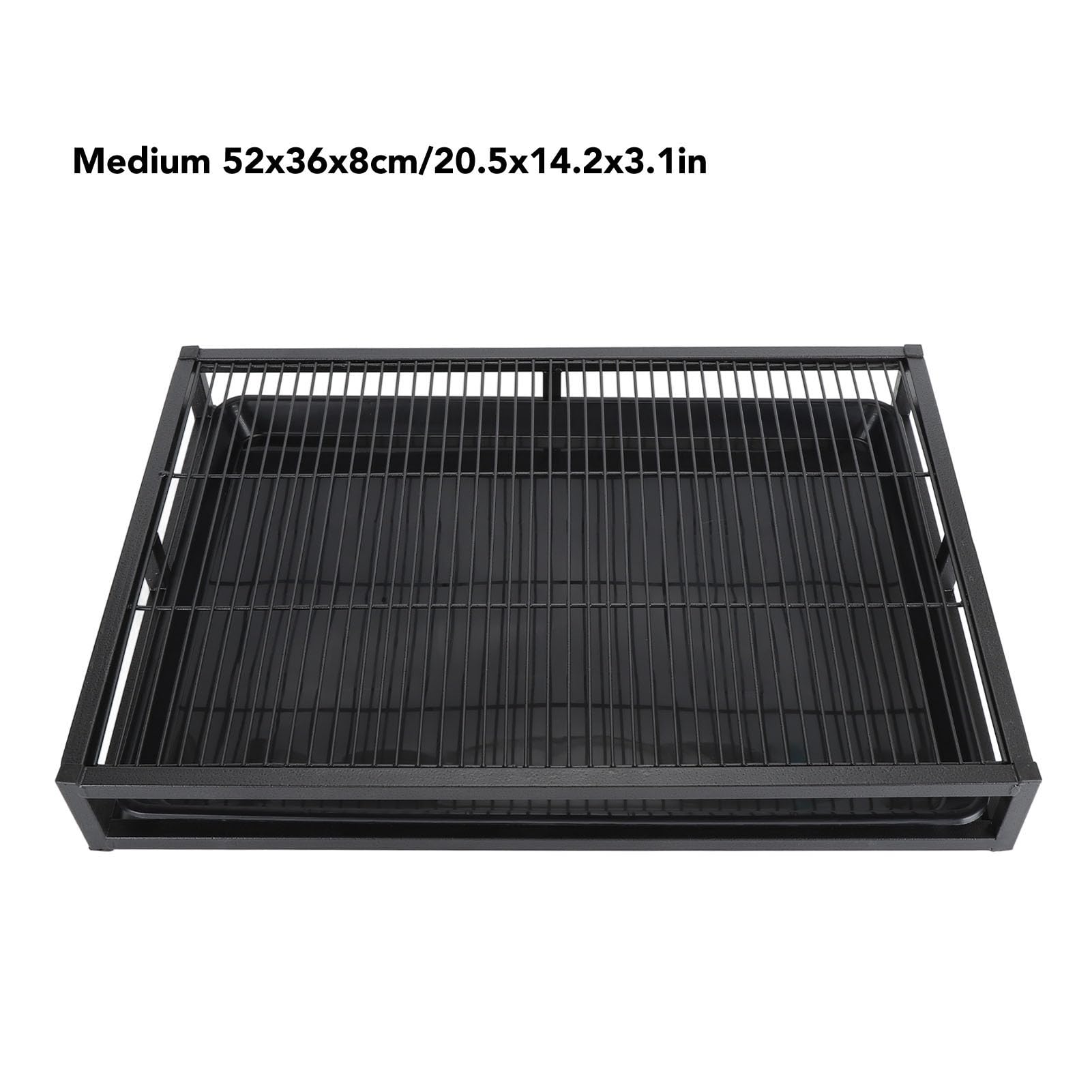 Generic Inodoro Reutilizable para Adiestramiento de Perros, Solución Eficiente y Práctica para Adiestramiento de Cachorros en Interiores y Exteriores, Material de Hierro de Larga Vida útil (Medio)
