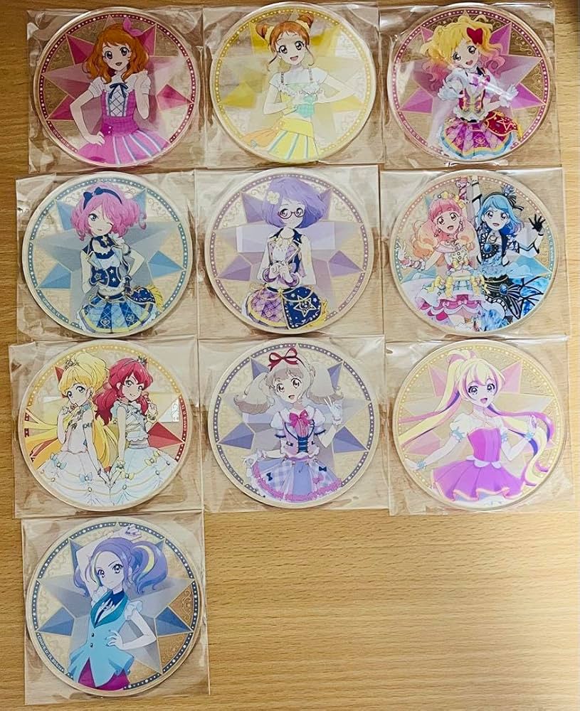 アイカツ！シリーズ×Gratte グラッテ トレーディングアクリルコースター7点 アイカツ！シリーズ×Gratte | Gratte | animate Co.,Ltd