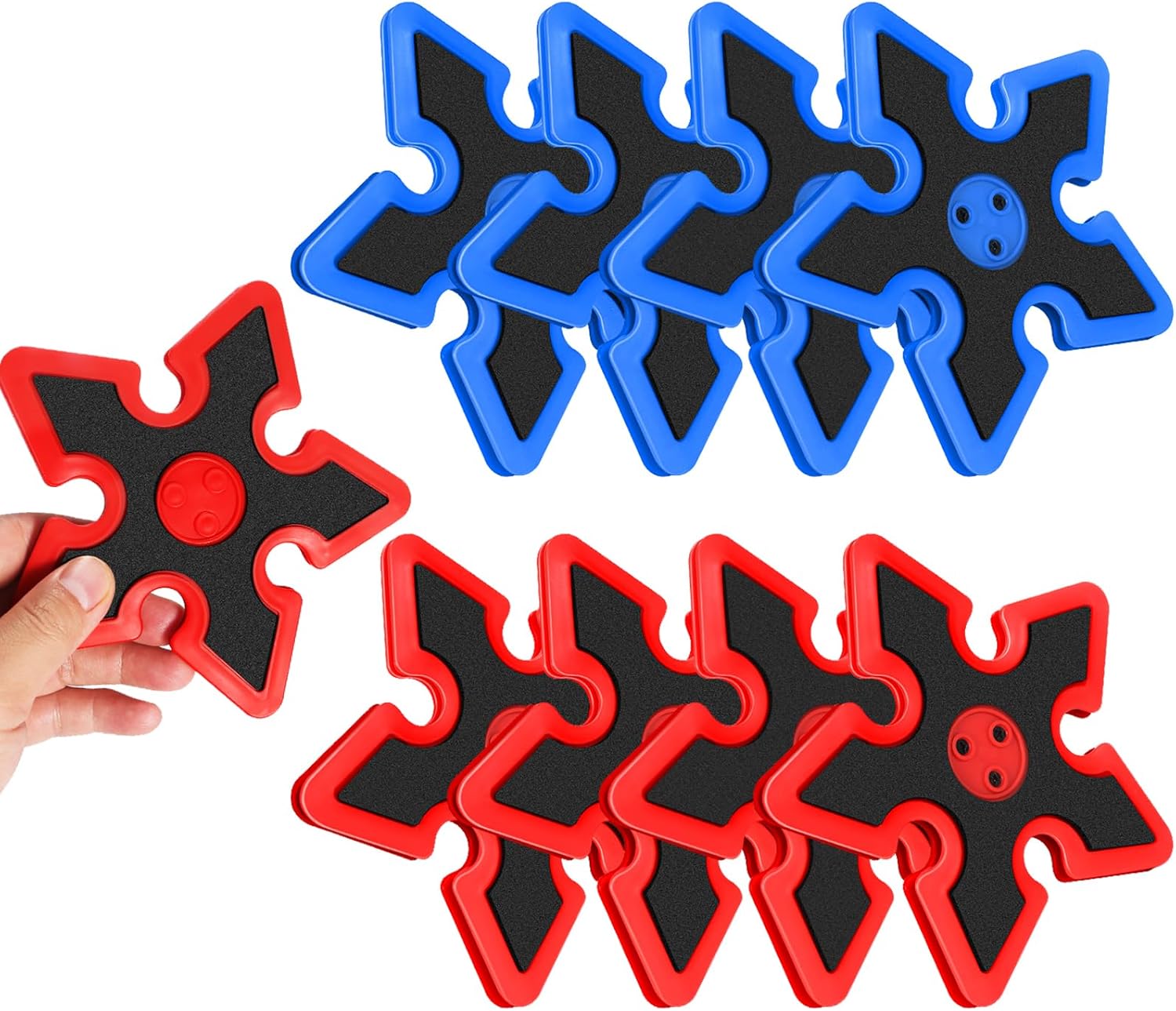 Throwing Axes Set for Axe Throwing Game Backyard, Safety Throw Plastic Axes Stars, Indoor Outdoor Hatchet Throwing Game Replacement Accessories Parts for Adults and All Ages
