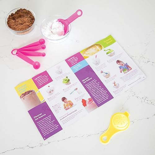 Miniatura 8 de MindWare Kitchen Science Academy Wonder Whipper - Juego de cocina divertido y educativo para niños de 6 años en adelante, mezclador de manivela y