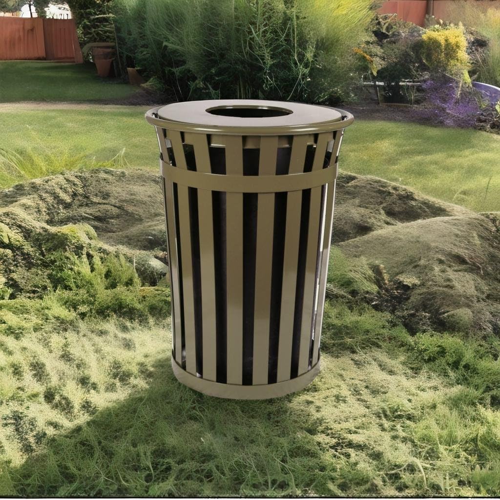 Ergode 32GC02-SC-VV Recycling Containers | Compact, Space Efficient | Customizable Sizes, Colors, and Lids | Durable Steel Construction