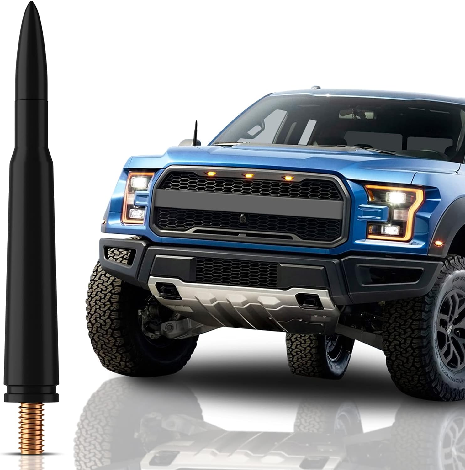 Black Bullet Antenna Fits Ford F-150 F150 F 150 Raptor 2009-2020 New