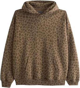 Y2k Grunge Leopard Zip Up Hoodie Women Men Oversized Emo Goth 2000s Graphic Hoodie Baggy Sweatshirts