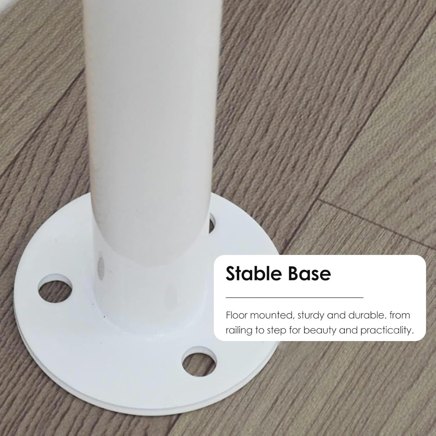 Black Stair Railing Metal Balusters, Modern Deck Baluster Column Horizontal Bar Post, for Interiors Staircase Lofts Home Villas, 85cm/ 33.5 Inch Tall