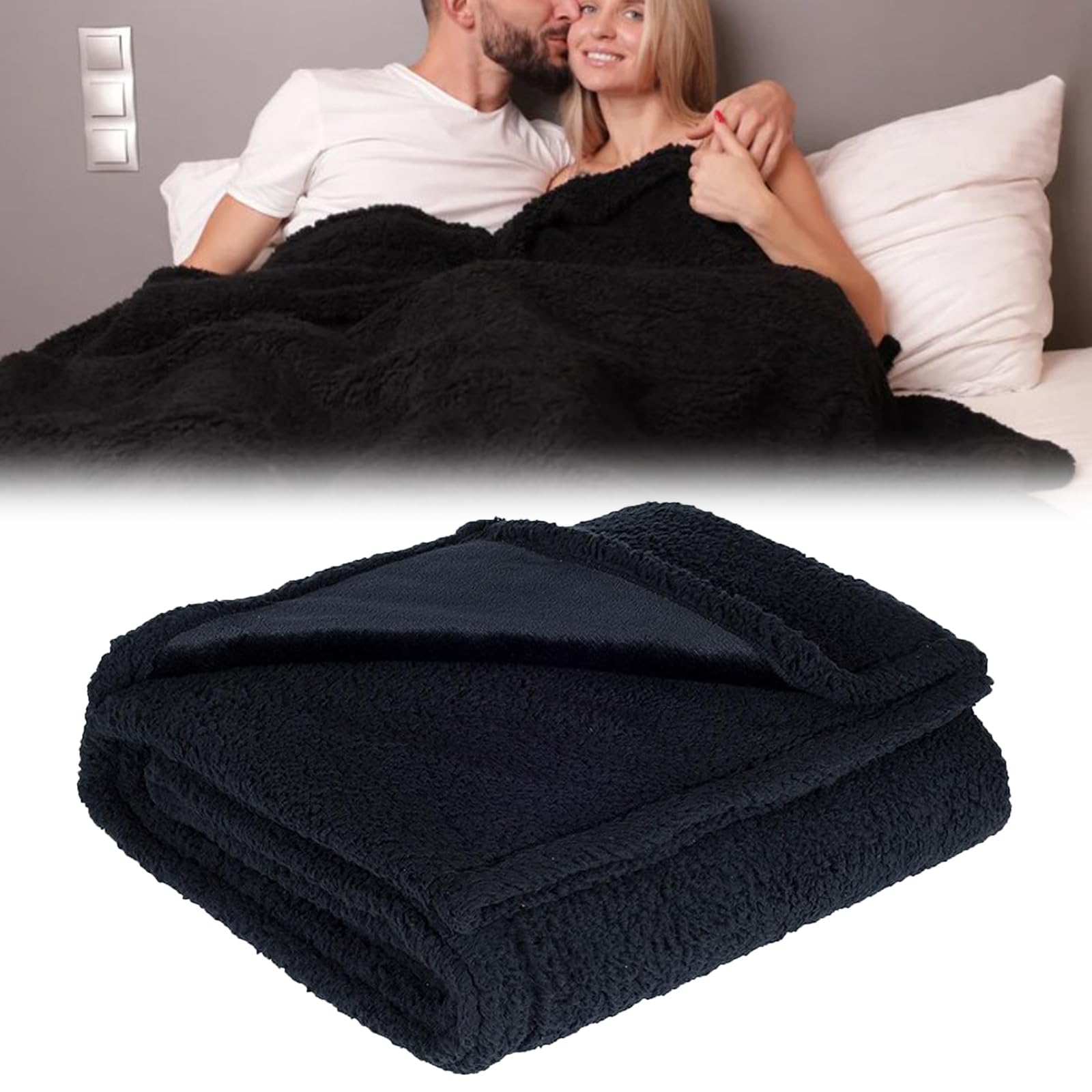 Loveblanket - The Waterproof Blanket, Love Blanket Waterproof for Couples, Multifunctional Waterproof Pet Blanket for Dog Cat, Protects Sofa Mattress and Furniture (Black,28 in x 40 in)