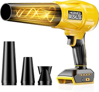 Cordless Jet Dry Blower Compatible with Dewalt 20V Battery, 750 CFM Handheld Leaf Blower, Mini Turbo Jet Fan & Power Air Duster for Car Drying, Yard Cleaning (Tool Only)