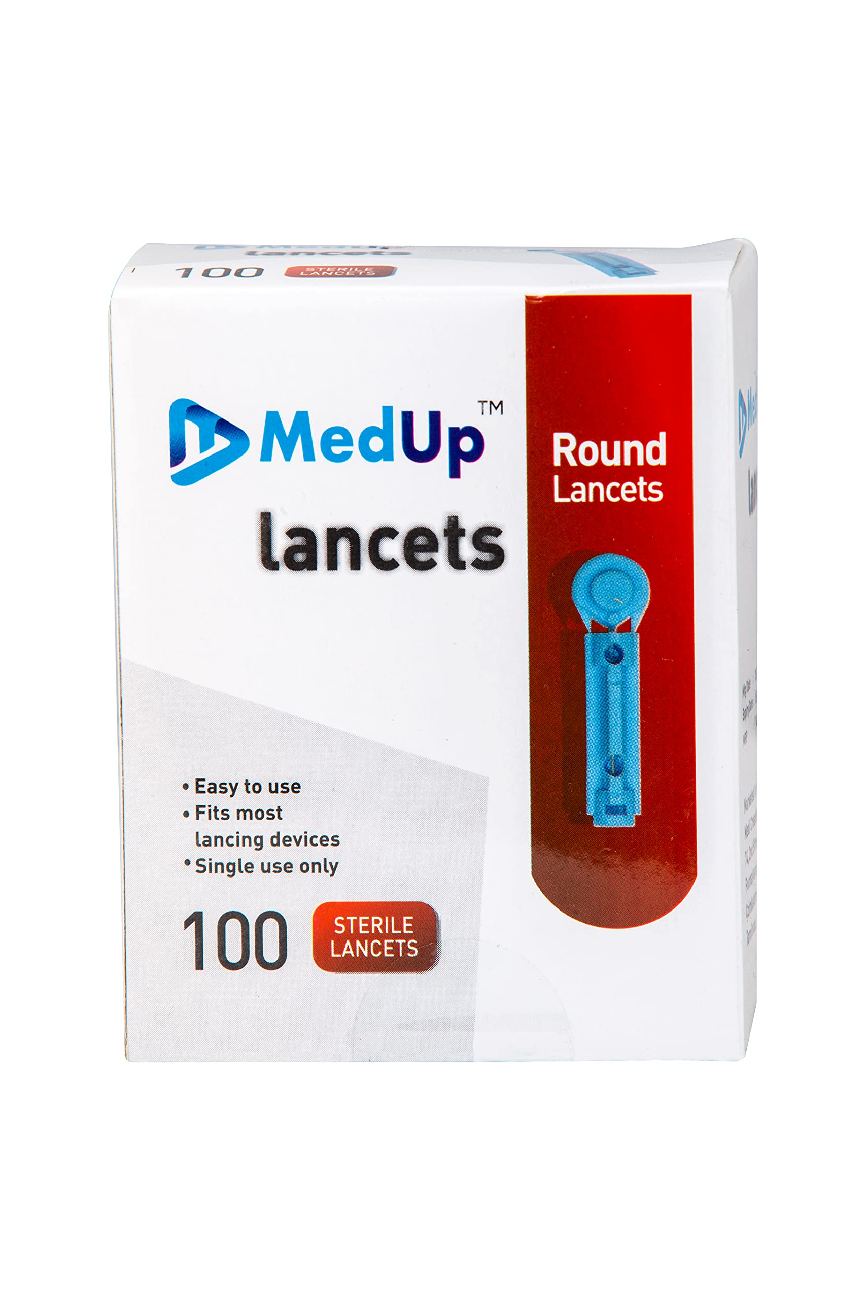 MedUp Round Lancet Needle Pack of 200 Pieces for all lancing device (B09DT53QJV) Amazon Price History, Amazon Price Tracker