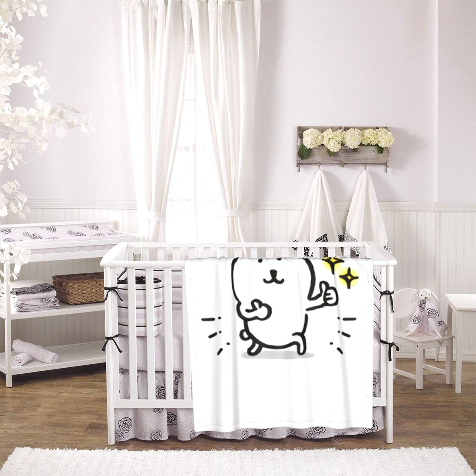 Amazon.co.jp: 自分ツッコミくま 面白い ベビー毛布 ベビーバスタオル