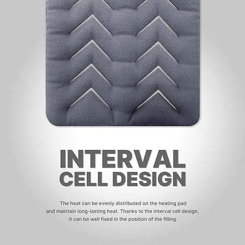 Miniatura 3 de Almohadilla térmica para microondas, almohadilla térmica para microondas de 15 x 10 pulgadas, multiusos, húmeda, grande, paquete de calor para