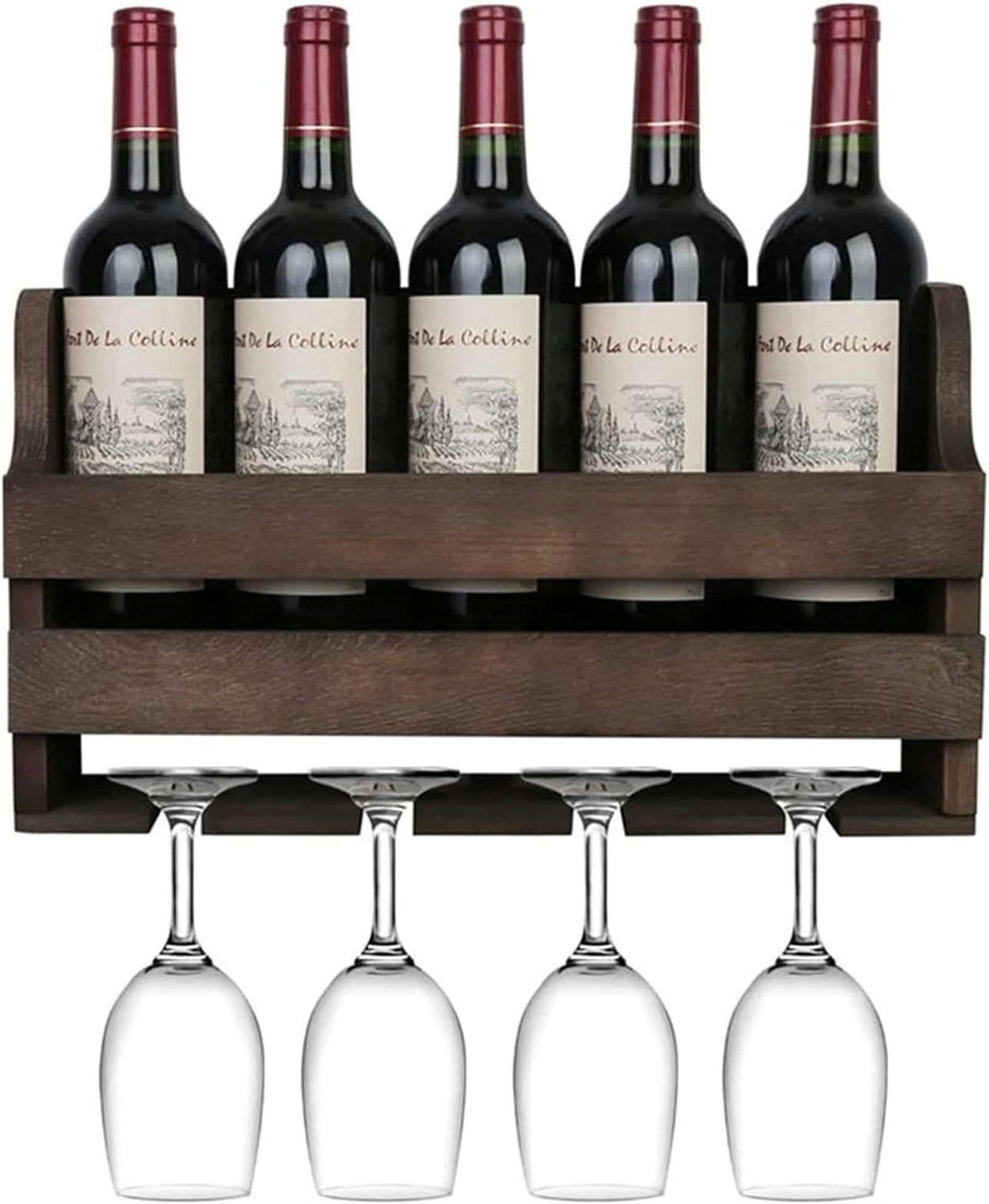 Casier à vin mural pour vos soirées et décoration de ferme