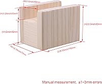 Vista 6 de 2 elevadores de cama elevadores de muebles resistentes en alturas de 1.97 pulgadas (añade altura de 2.0 in)