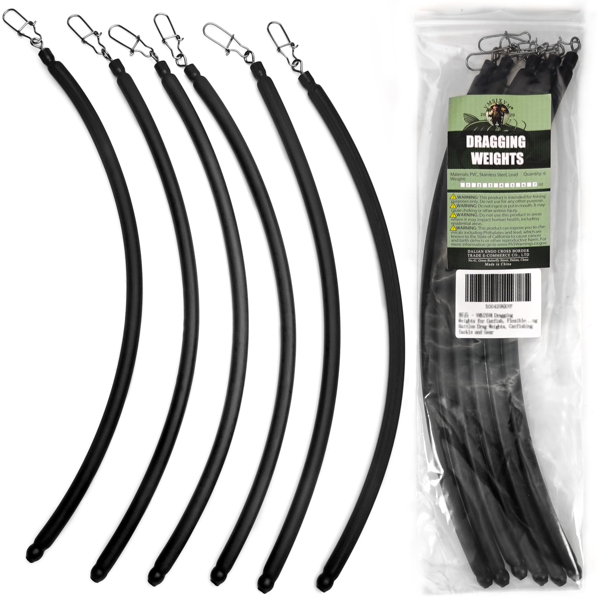 VMSIXVM Dragging Weights for Catfish, No Snag Sinker Drag Drift Fishing Weight for Bottom Bouncing, Trolling, Drifting, Snagless Catfishing Sinker