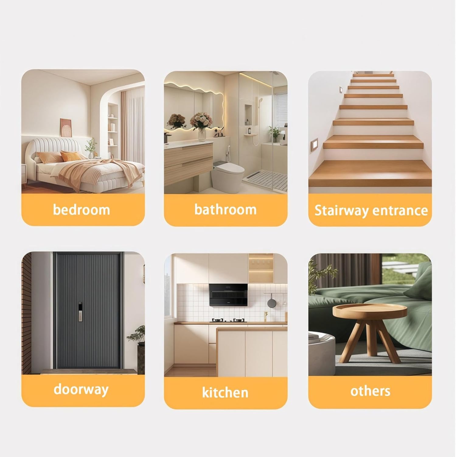 Retractable Gate, No-Drill Extra Wide Design (Up to 52"), Reinforced Mesh Safety Barrier for Stairs, Hallways and Doorways, Indoor/Outdoor Use (Black, Large) - Image 6