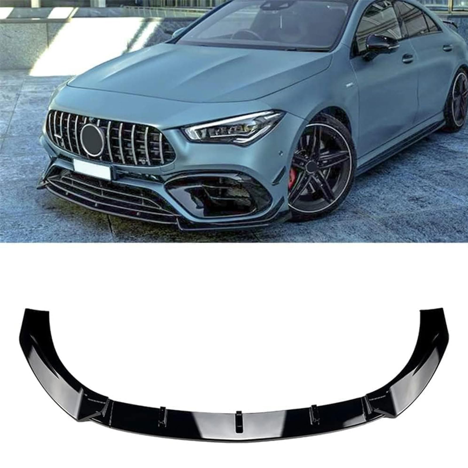 Maxton Design Frontlippe V.1 Für Mercedes CLA C117 AMG-Line Facelift H
