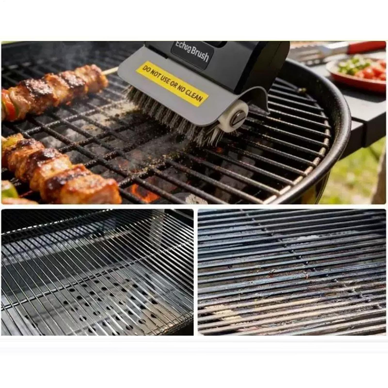 Spazzola Elettrica Per Griglia Barbecue Senza Fili 600 RPM Impugnatura | Spazzola Elettrica per Barbecue Per Casa Cucina Ristorante Campeggio Picnic Patio Balcone