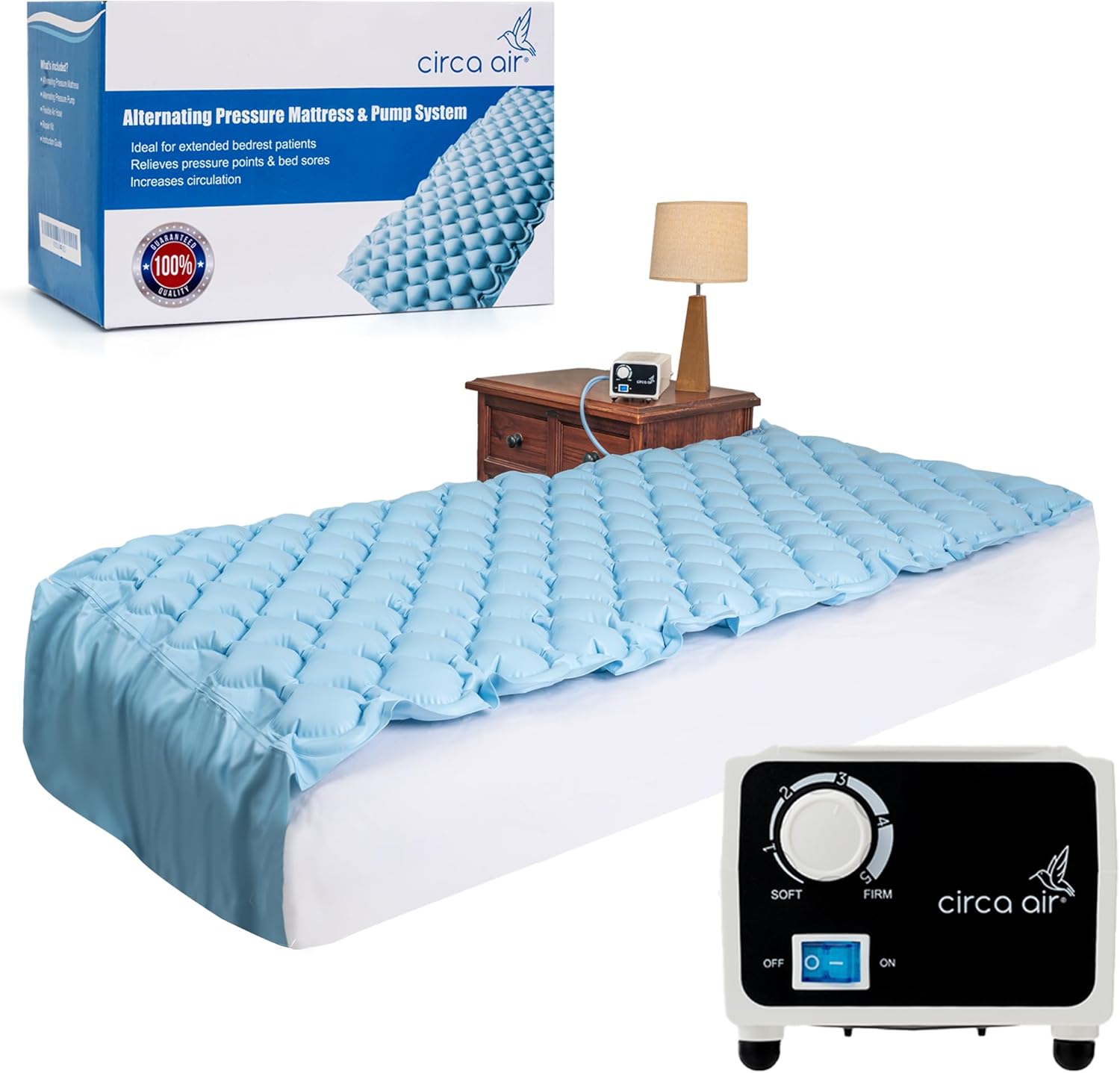 Circa Air Alternating Pressure Mattress for Bed Sores and Ulcers Relief