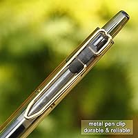 Vista 3 de 0.4mm Ultra Fine Point Gel Pen - Quick-Dry Black Ink & Smudge-Free Rollerball for Precise Writing, 8 Count