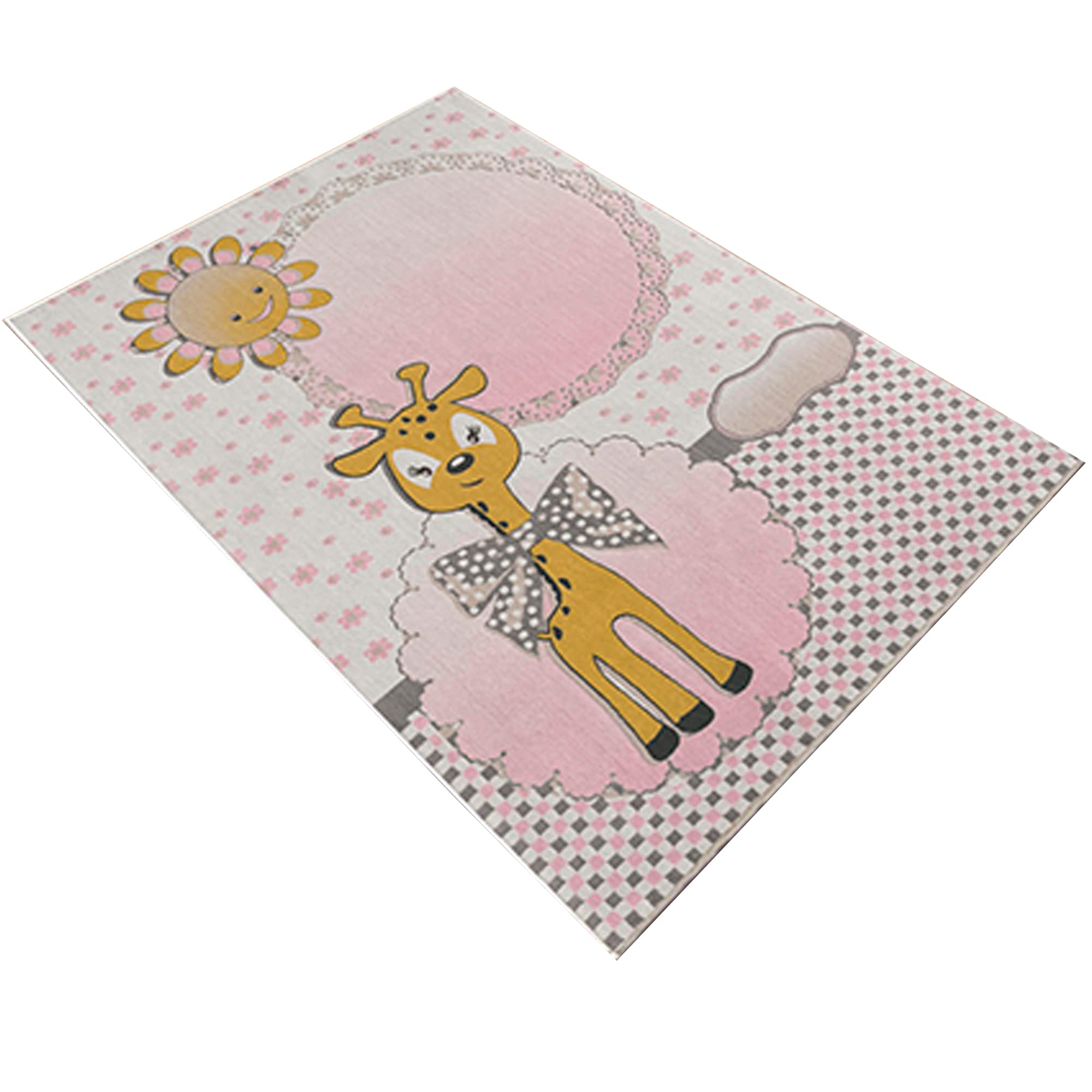 WELL HOME MOBILIARIO & DECORACIÓN Alfombra de Polyester Estampada 60 x 100 cm