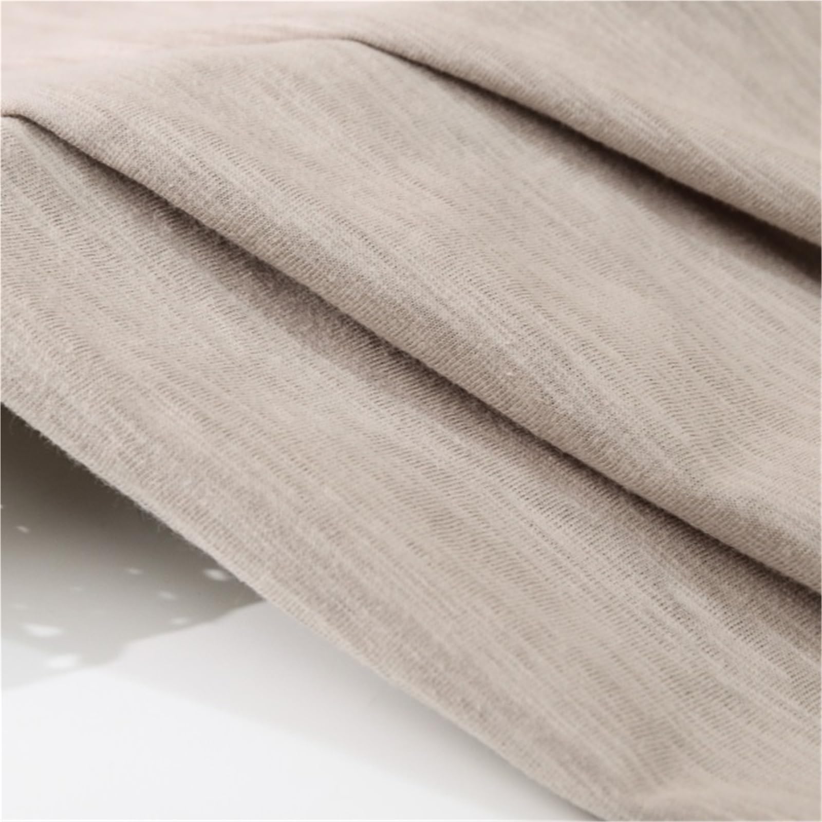 Baumwolltextur, weicher Jerseystoff, DIY-Handarbeitsstoff, atmungsaktives Sommer-T-Shirt, kurzärmeliges Nähmaterial(Color-41)