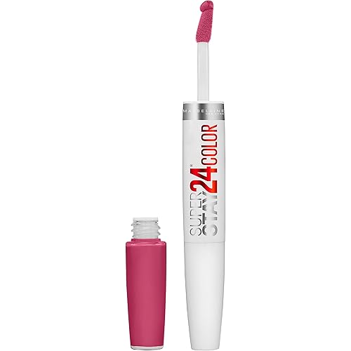 Maybelline SuperStay 24, 2-Step Liquid Lipstick, Stay Scarlet