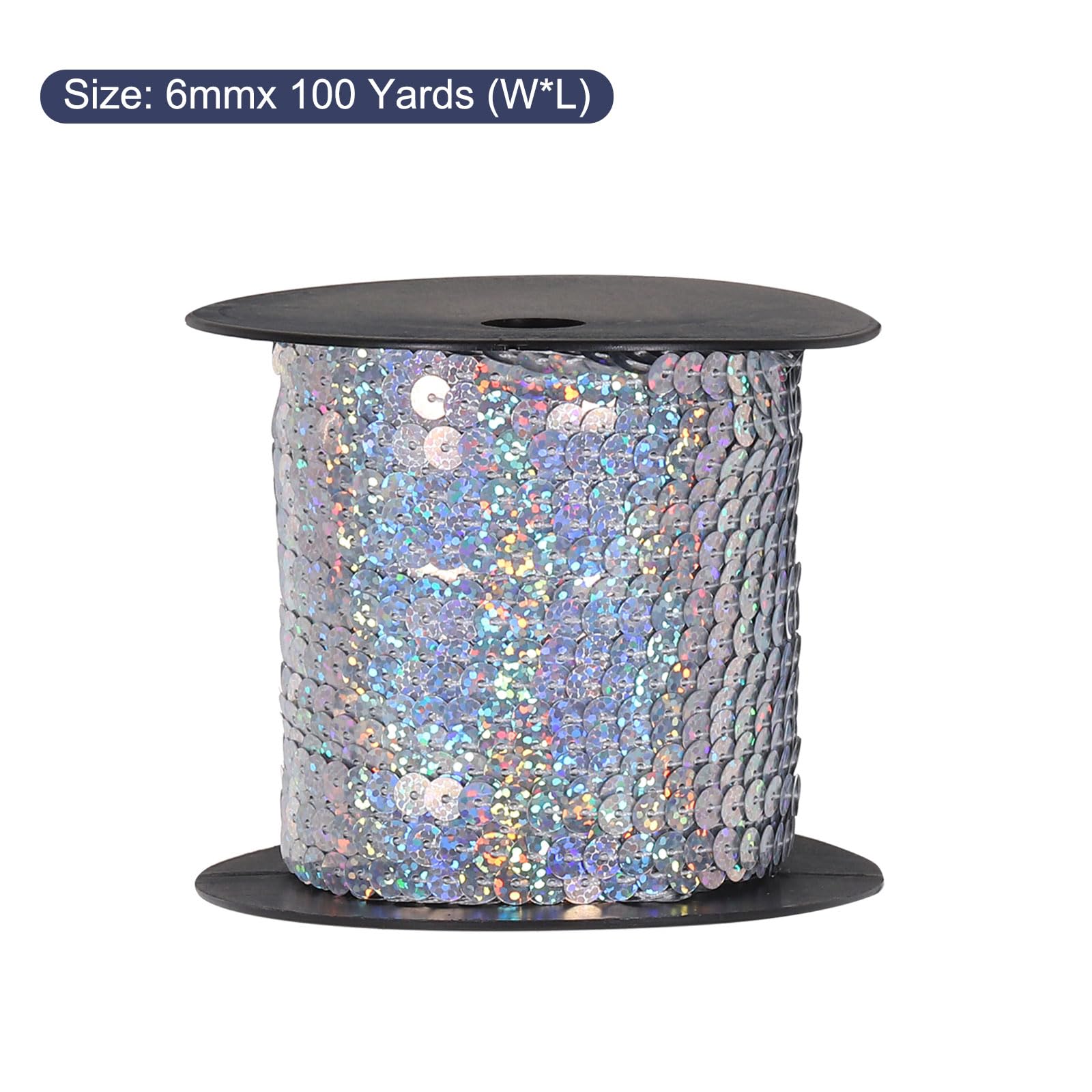 Lot De 30 000 Paillettes Rondes Plates - Diamètre 3 Mm, Trou 1,2 Mm - Couleur Rose Rouge Laser | Pour Loisirs Créatifs, Couture, Décoration
