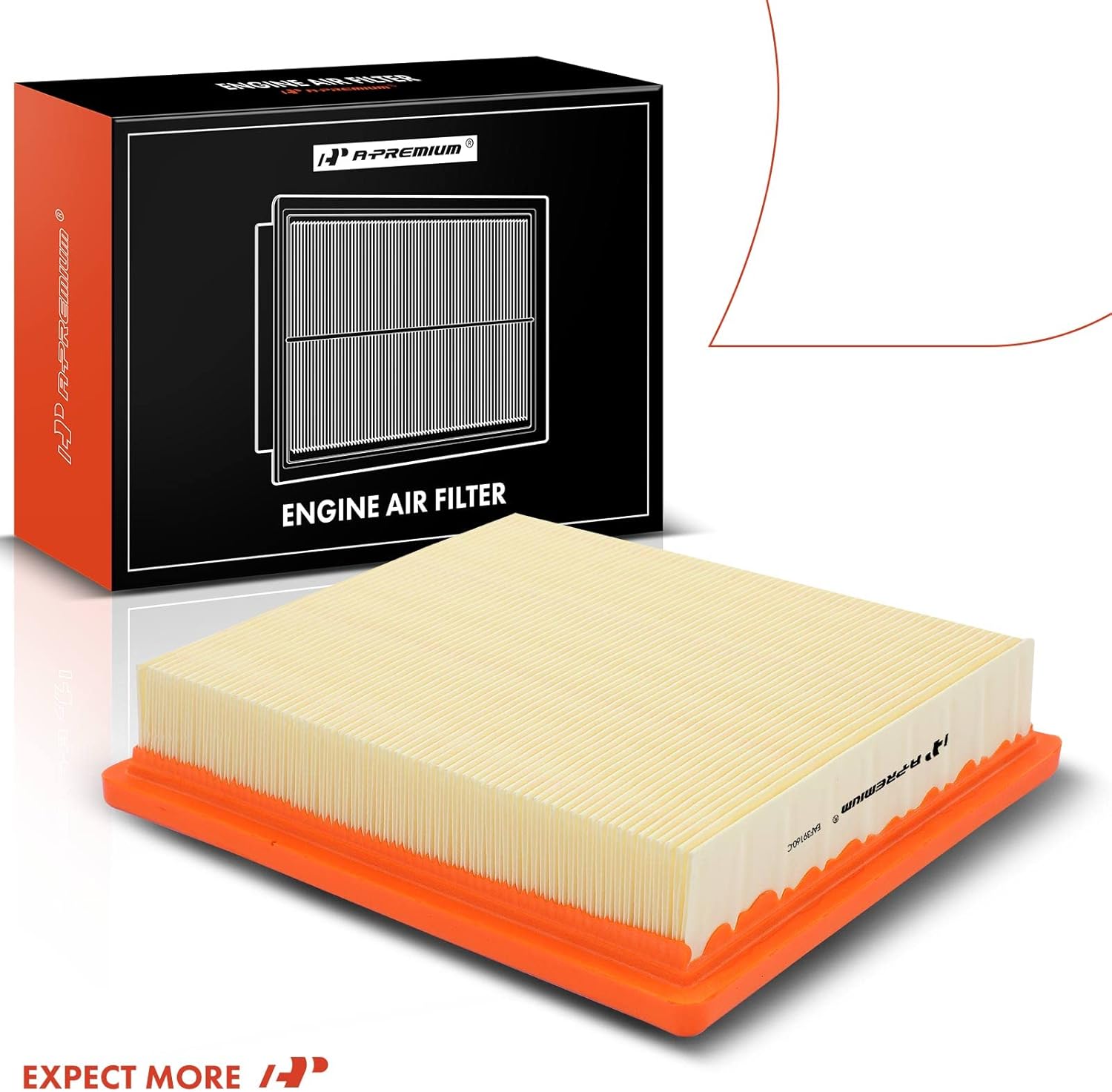 A-Premium 2-PC Engine Air Filter Compatible with Buick Century, LeSabre & Chevrolet Cavalier, Beretta & Oldsmobile 98, Silhouette & Pontiac Grand Prix, Trans Sport, 1986-2005