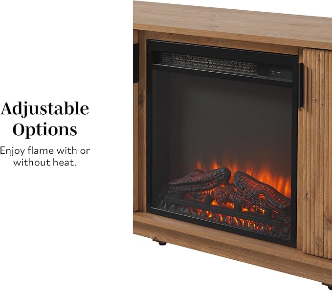 Soporte para TV Walker Edison con Chimenea Eléctrica 70 pulgadas miniatura 5